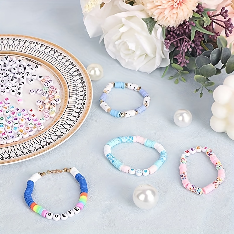 4800pcs DIY Bracelet Making Clay Bead Set 48 Colors Polymer Clay