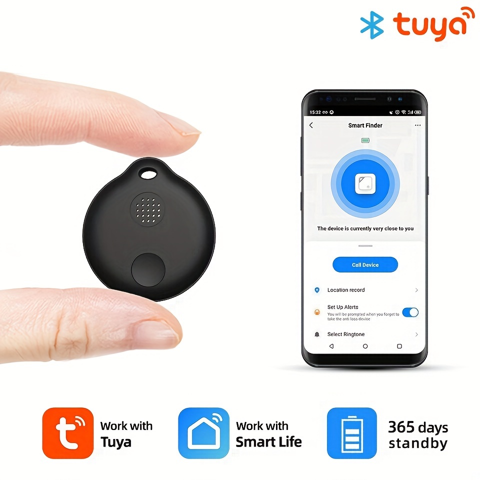 Traqueur de clé, tracker Bluetooth et détecteur d'objets, pour clés,  portefeuilles, bagages, animaux domestiques et plus encore, portée  illimitée.