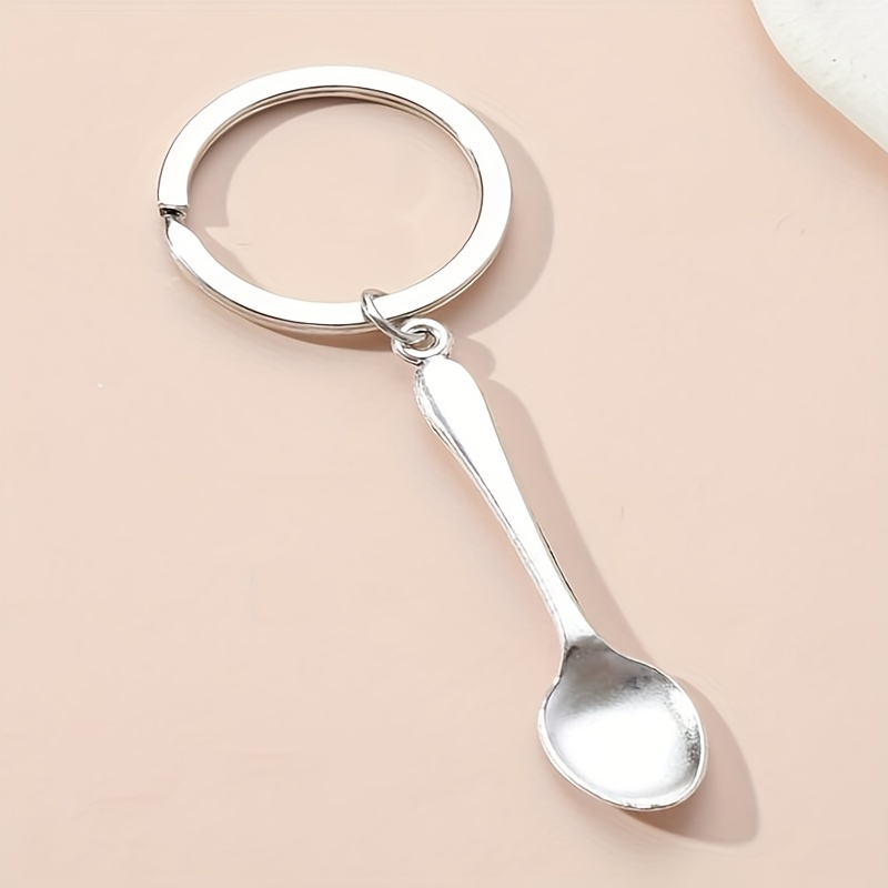 1pc Mini Bake Tools Keychain Cute Metal Key Ring Purse Handbag Car Charm  Phone Pendant, Gift For Children's Day