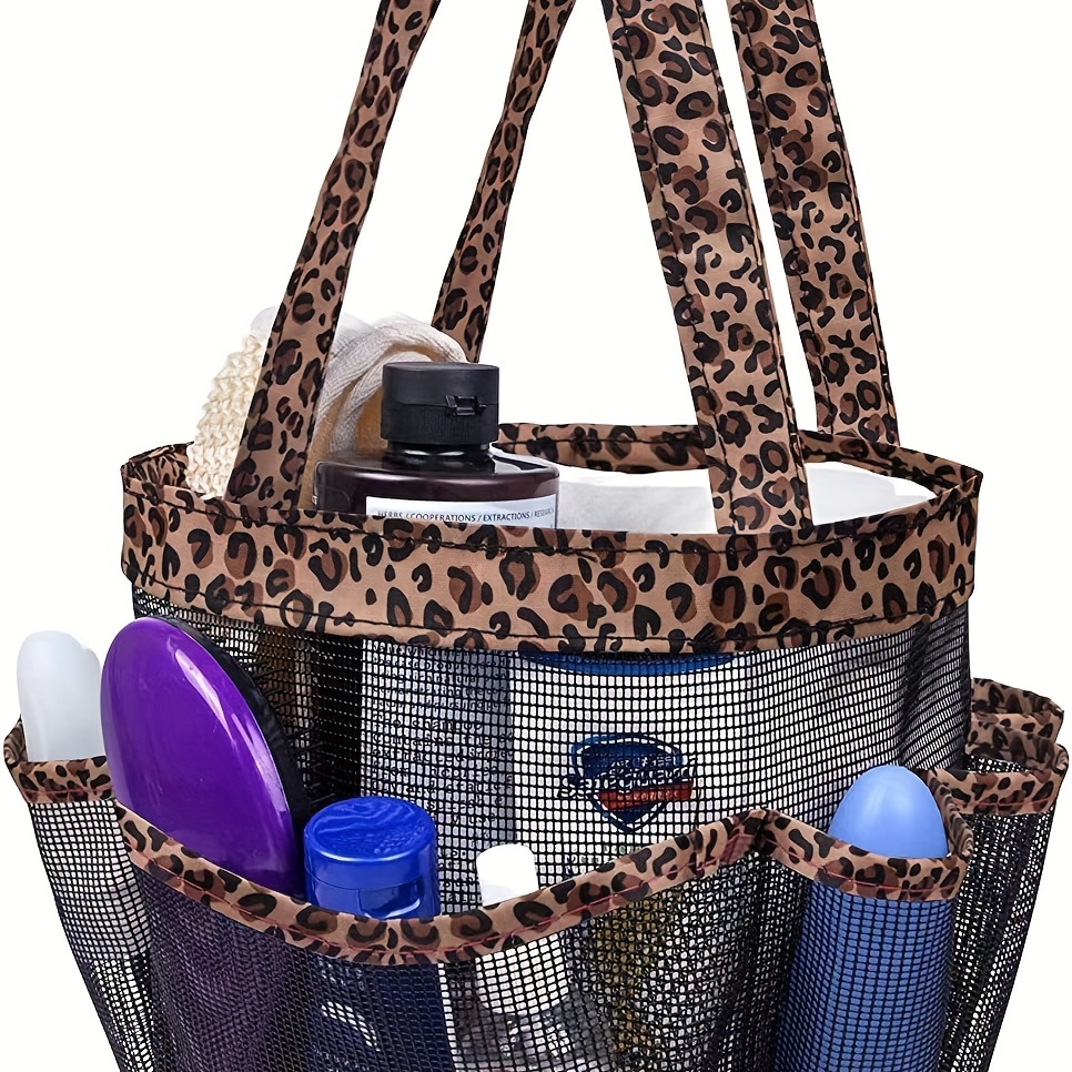 Mesh Shower Caddy Portable For College Dorm Room Essentials With 8 Pockets,  Hanging Shower Caddy Basket Tote Bag Toiletry Accessories For Bathroom -  Temu New Zealand
