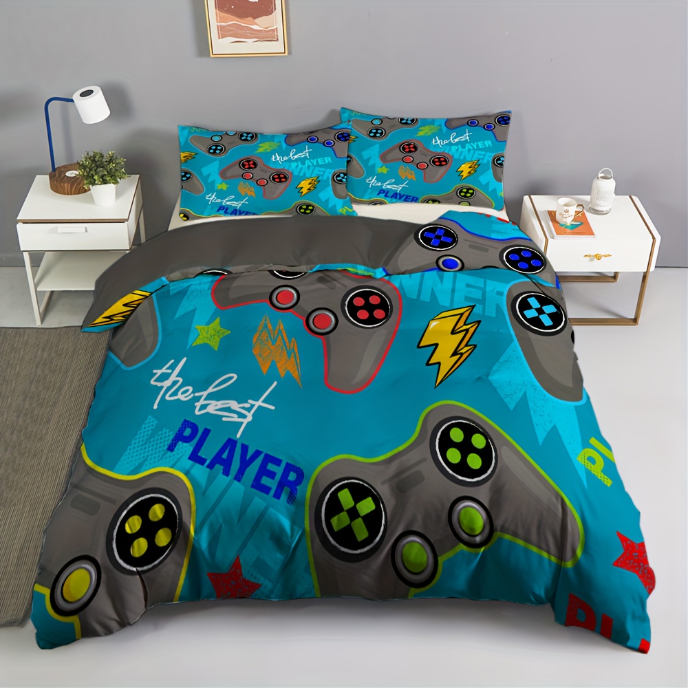 Video Games Reversible Comforter Set –