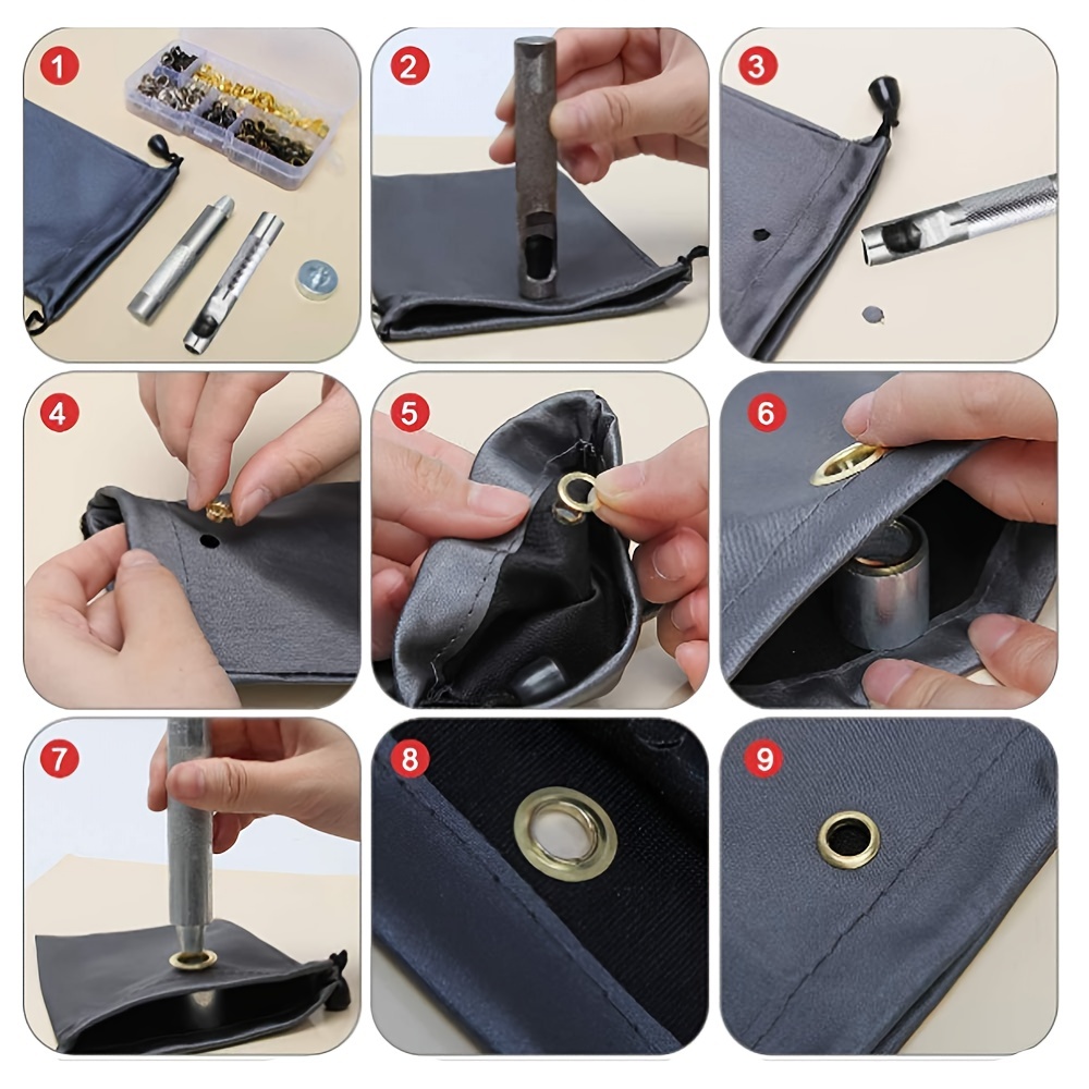 Diy Diameter Metal Eyelet Combination With Storage Box