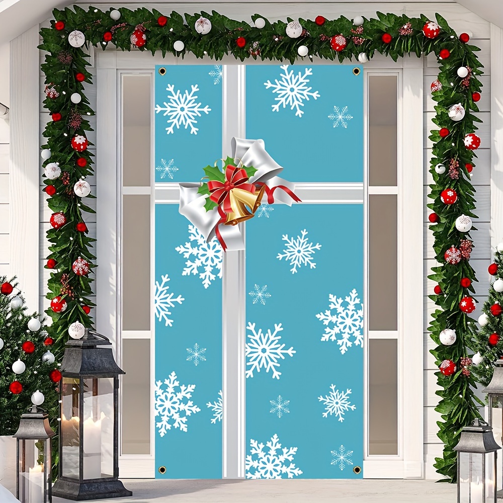 Snowflake Window Stickers Christmas Decorations Winter Door - Temu