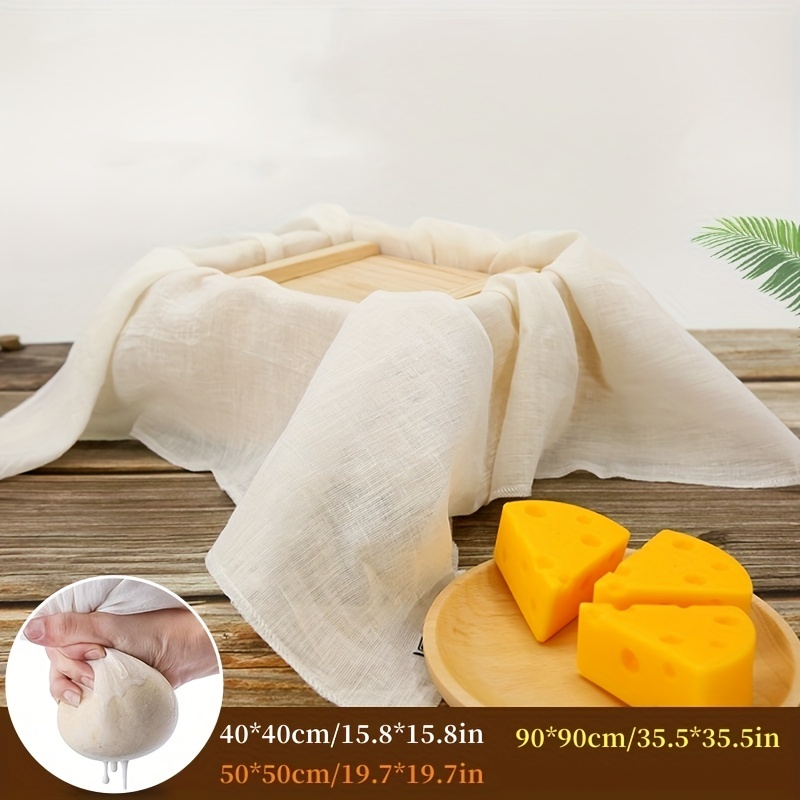 1/3pcs, Cheesecloth, Cheese Cloths, Cheesecloth For Straining, Unbleached  Fabric Milk Strainer, Reusable Muslin Cloth, Cheese Cloth Strainer, Cheesecl