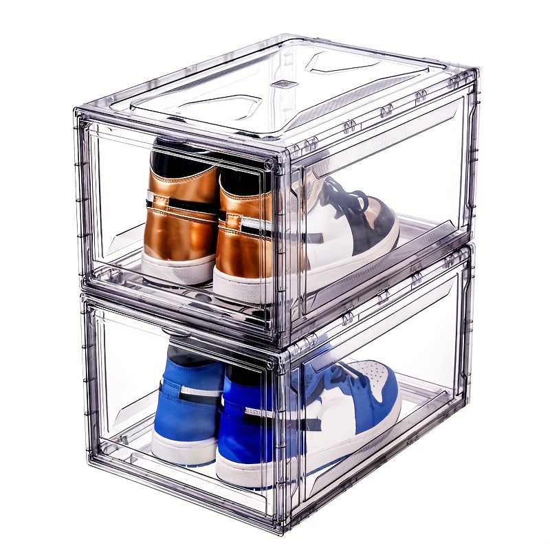 1 Caja Almacenamiento Zapatos Transparente Caja Zapatos - Temu Chile