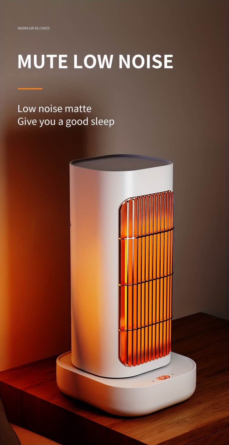 Iagreea Heater, Ceramic Heater,, Automatic Thermostat Timer, Portable  Electric Oscillation Heater, Adjustable Thermostat, Overheating And Tipping  Protection, Suitable For Indoor Use - Temu