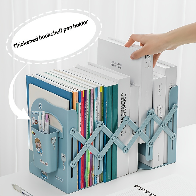 Soporte para libros de escritorio para leer, bandeja ajustable para libros  con clips para papel de página, soporte de madera multifunción para