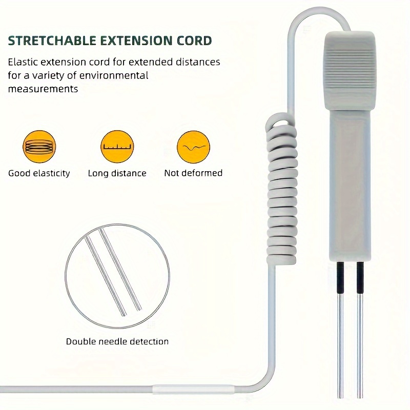 Misuratore Umidità Digitale Elettrico Tester Umidità - Temu Italy