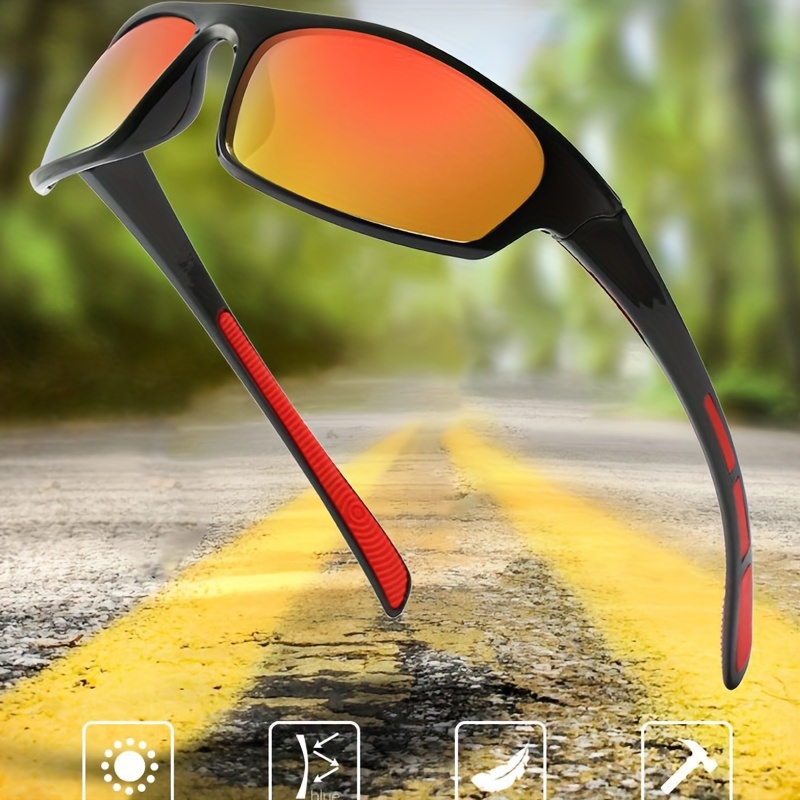 KUGUAOK 2pcs Polarized Sports Sunglasses For Men UV Protection