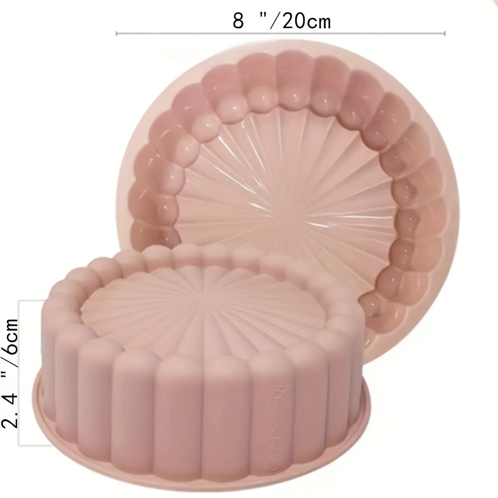 Charlotte Cake Pan Round Silicone Strawberry Shortcake Baking Pan Cakes Pan  Sponge Flan Mold Baking Tools - Temu United Arab Emirates