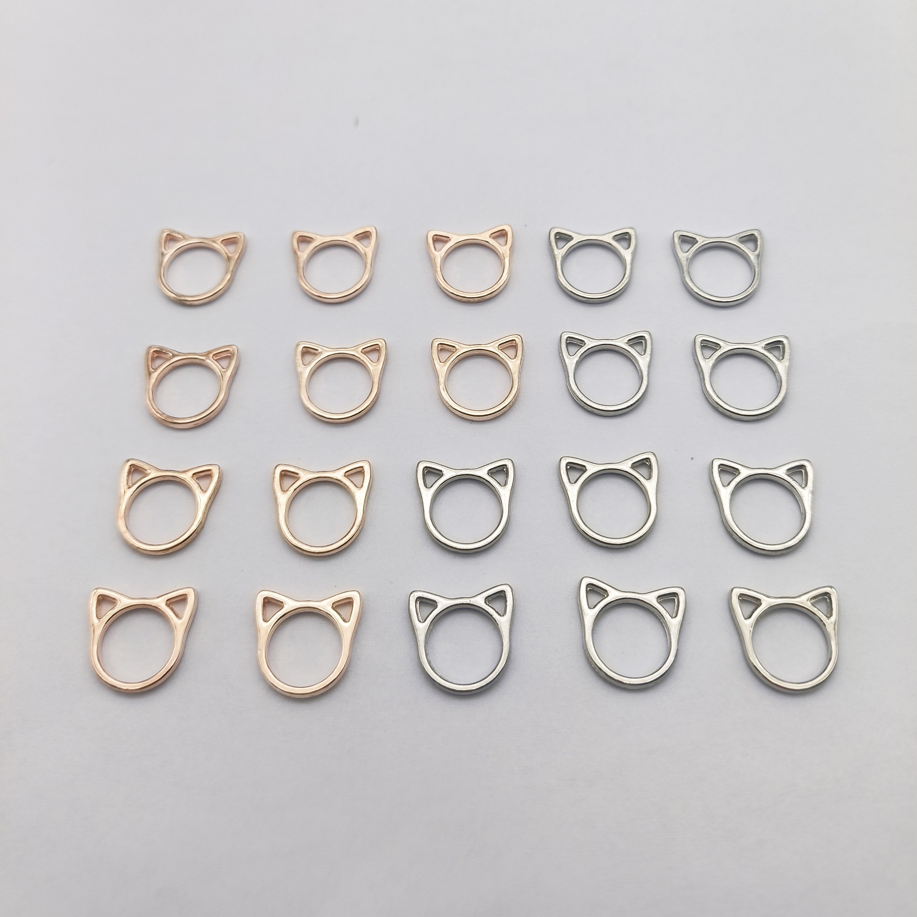 Alloy Hollow Noble Metal Ring Stitch Markers Knitting - Temu