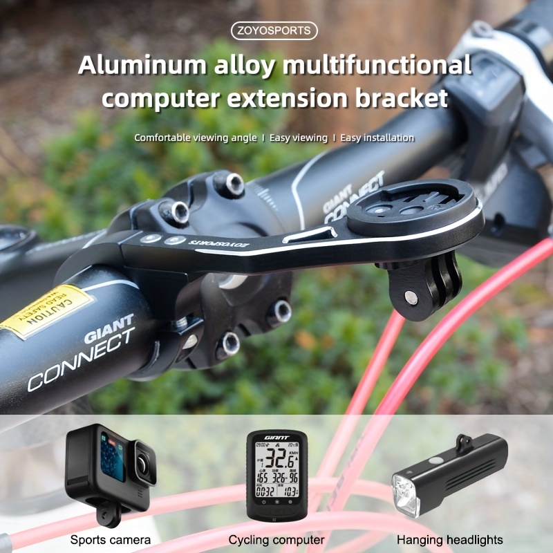 Bicycle Computer Mount Multifunctional Extension Bracket Aluminum