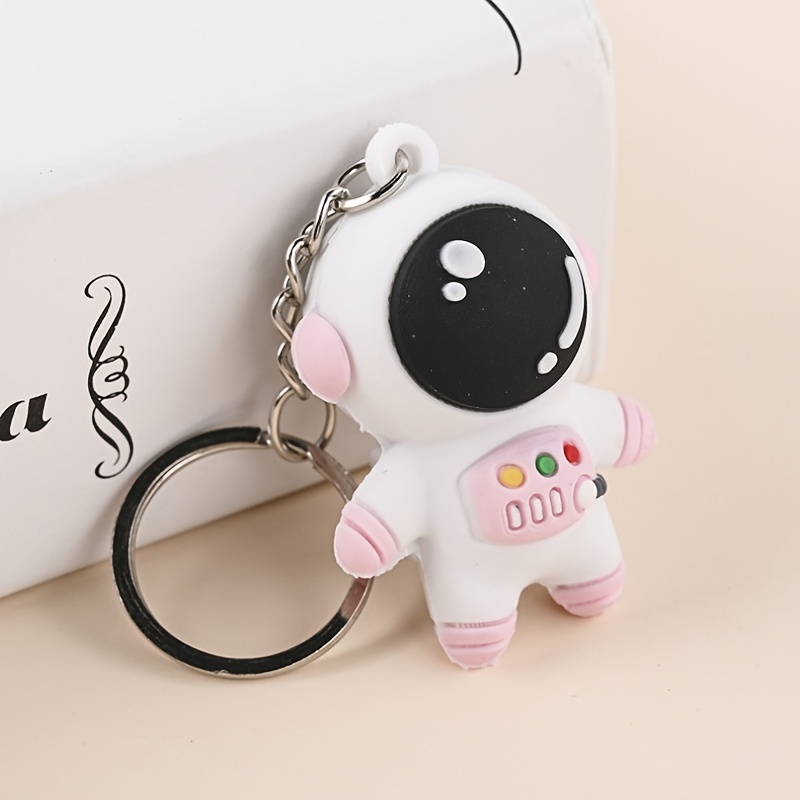 Astronaut Animal Hand Keychain Key Ring For Women Men Couple Gift