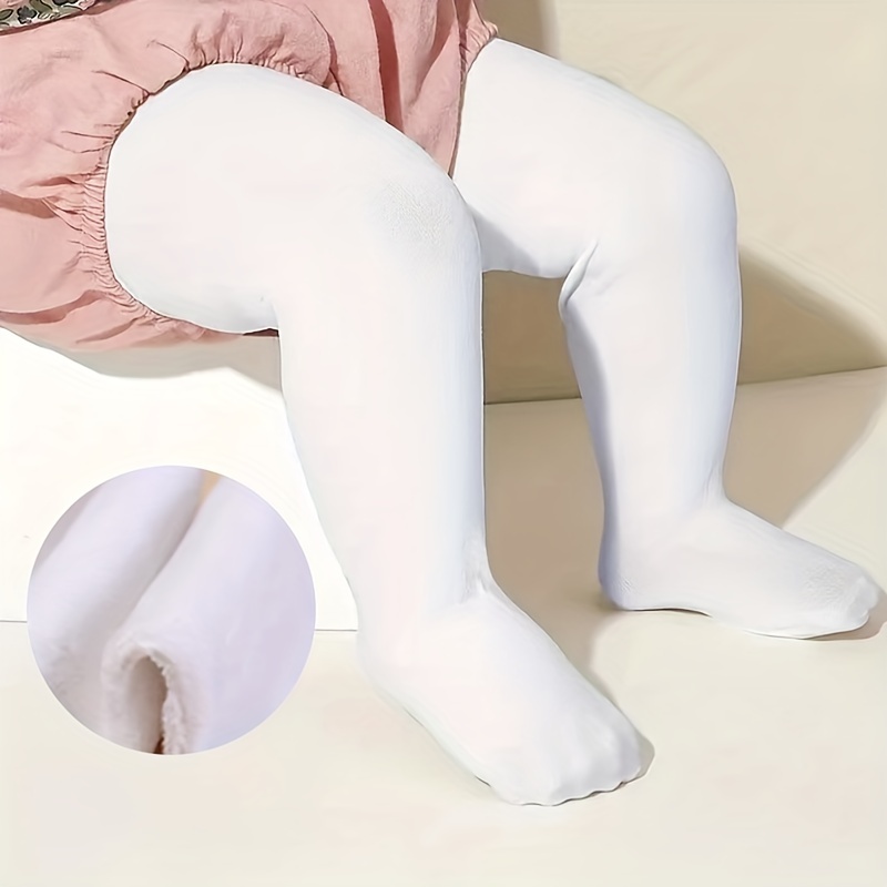 Girls Kids Thickened Warm Leggings Winter Graphic Pantyhose - Temu