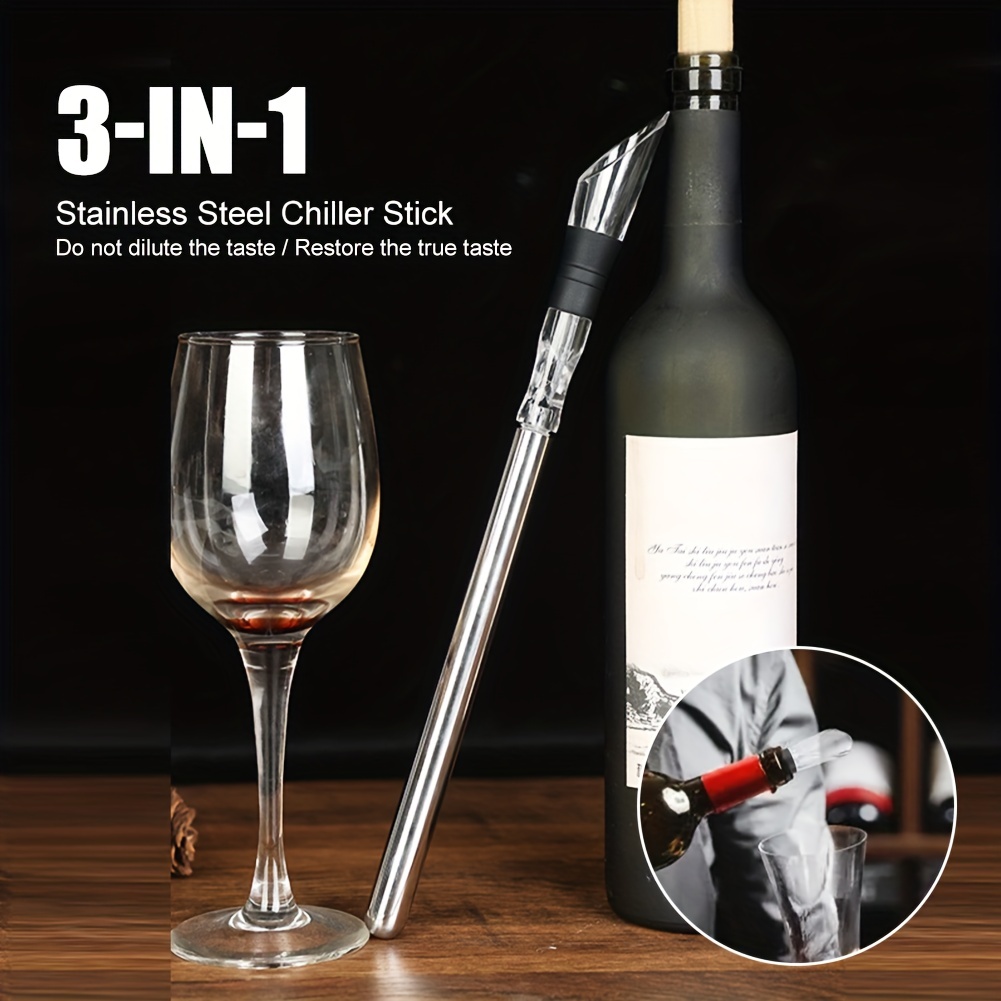  Wine Enthusiast Double Walled Iceless Wine Bottle Chiller: Home  & Kitchen