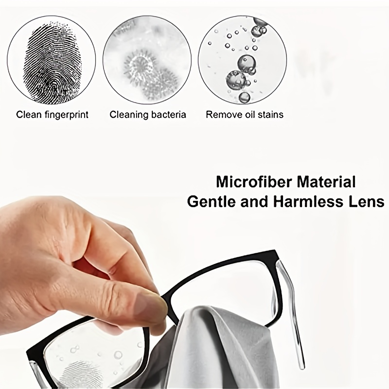 Paño Limpieza Gafas Microfibra Alta Calidad 30 Uds./60 Uds. - Temu