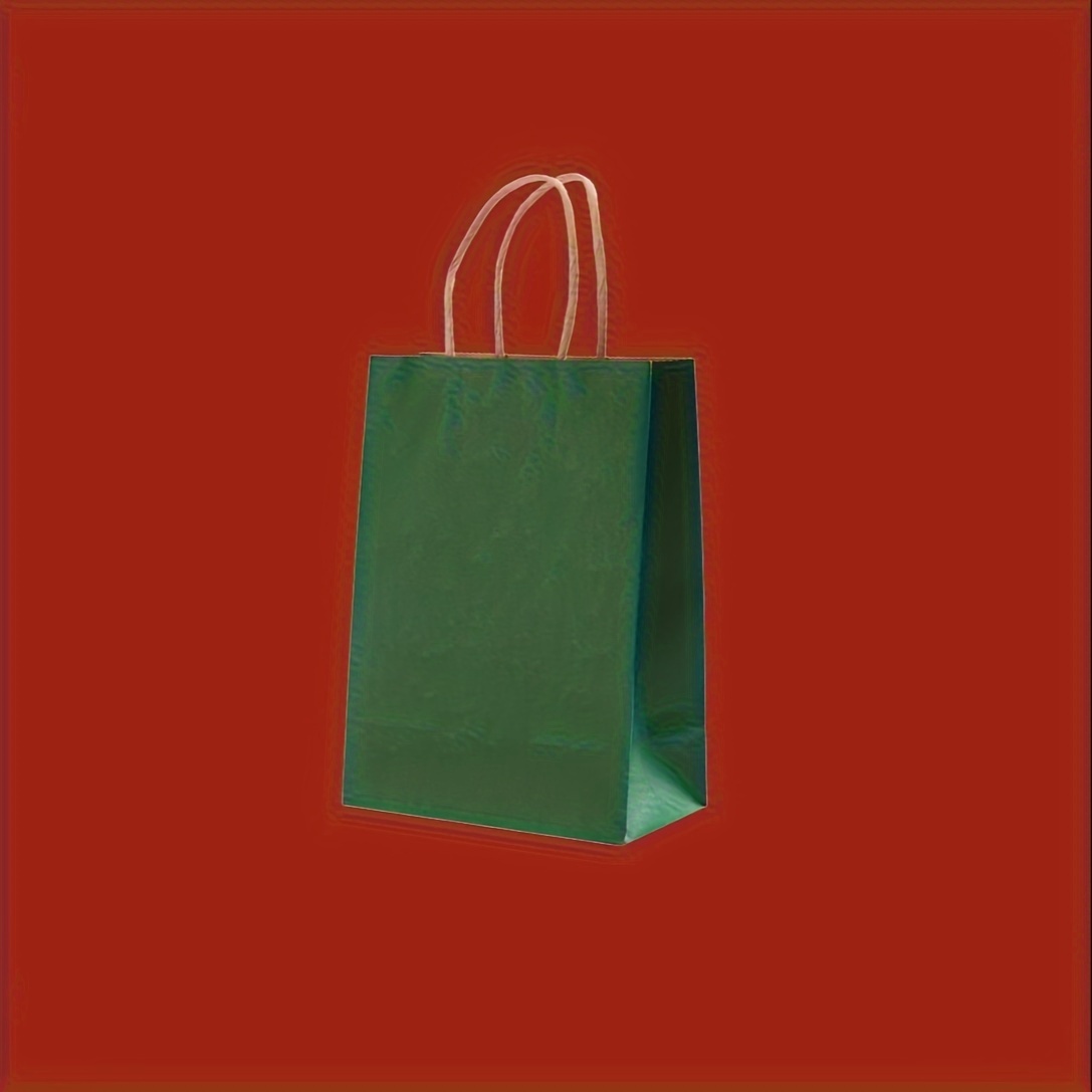 Medium White Kraft Paper Bags With Handles Bulk Gift Bags - Temu