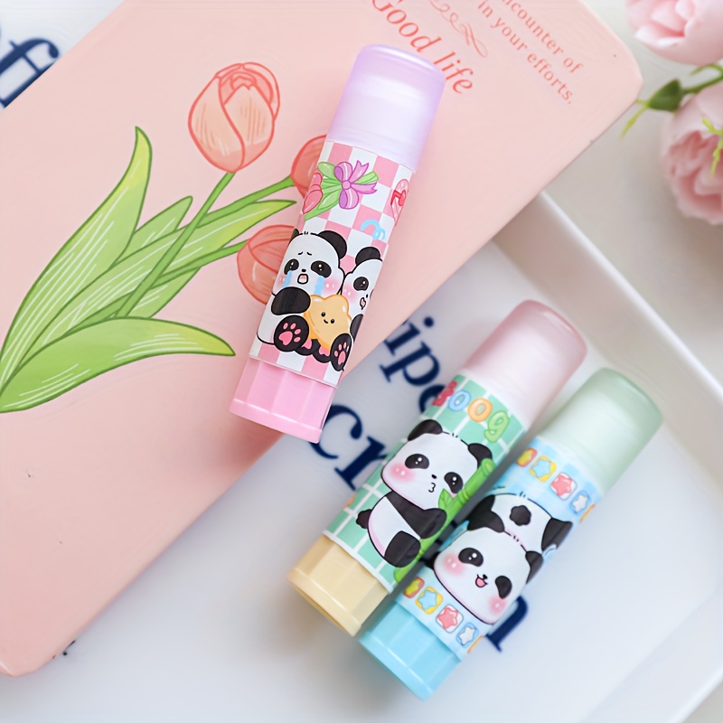 Solid Glue Stick Handmade Glue Cute Cartoon Solid Glue Glue - Temu