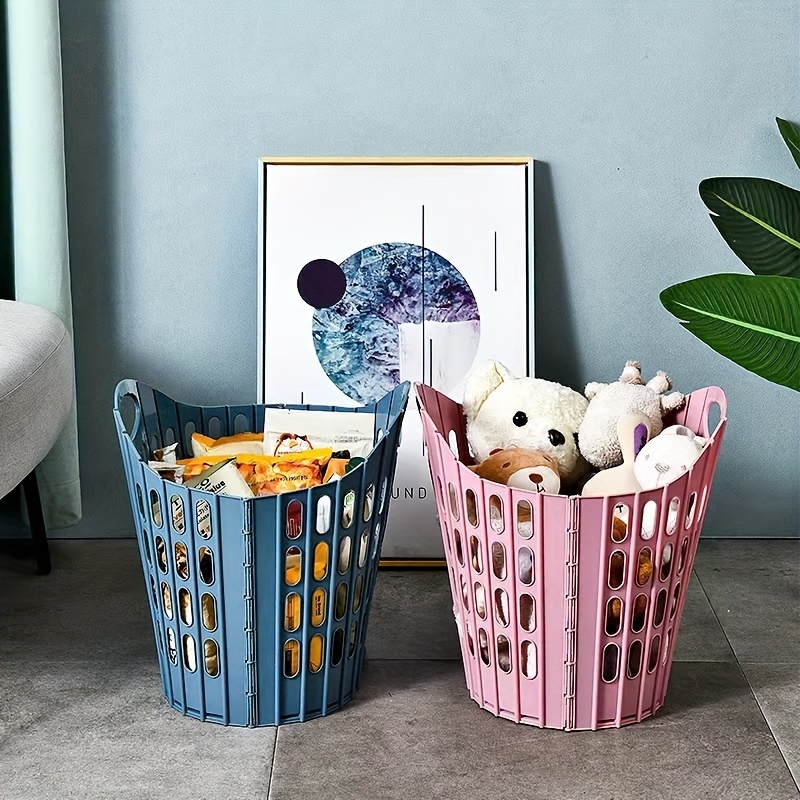 Collapsible Laundry Basket: Maximize Your Space With Portable Washing Tub  In Grey, , Or Blue! - Temu United Arab Emirates