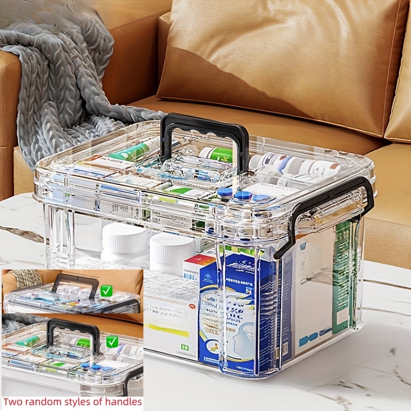 Large Medicine Box Multi layer Medical Storage Box Family - Temu Canada