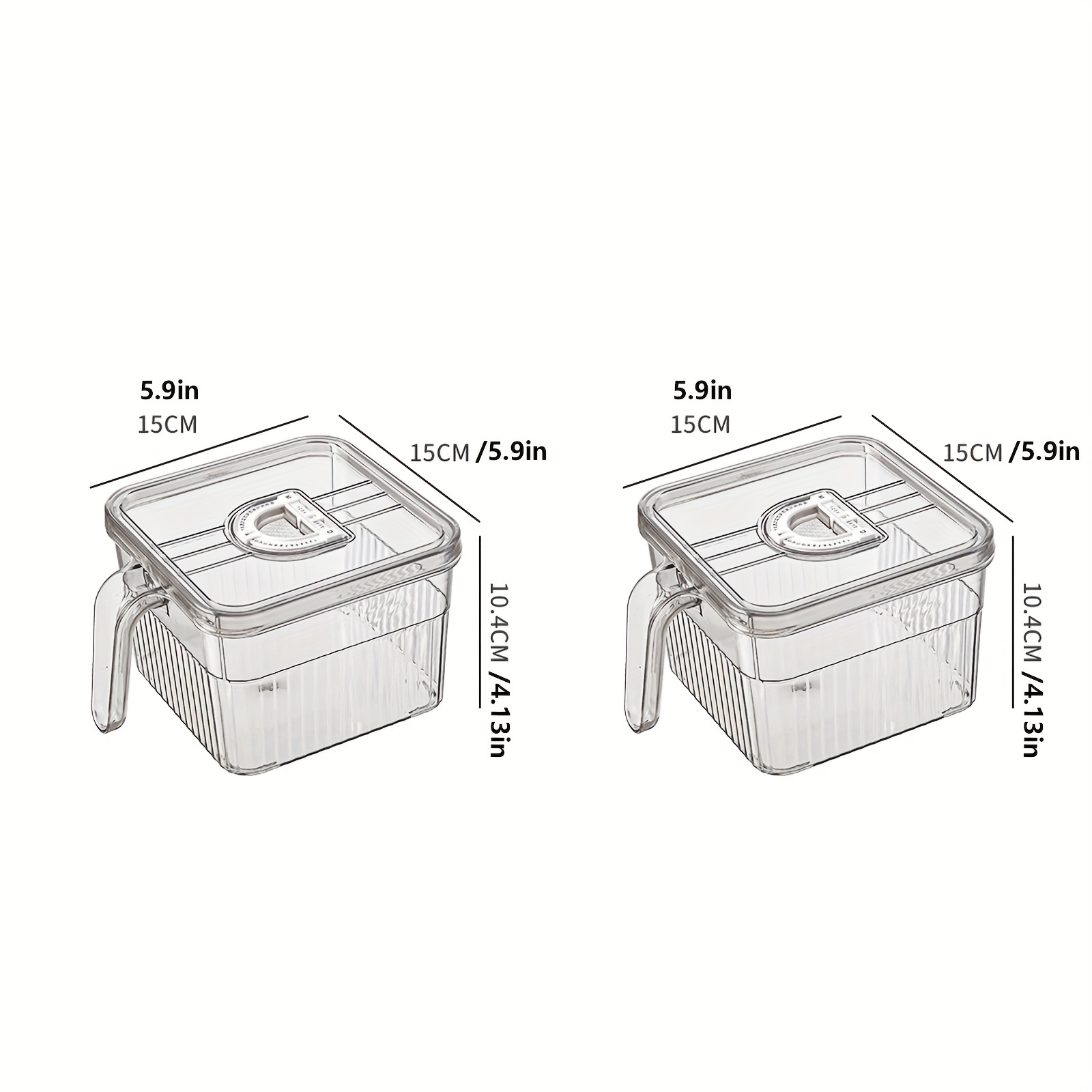 2pcs Cajas Conservación Alimentos Refrigerador Temporizador - Temu