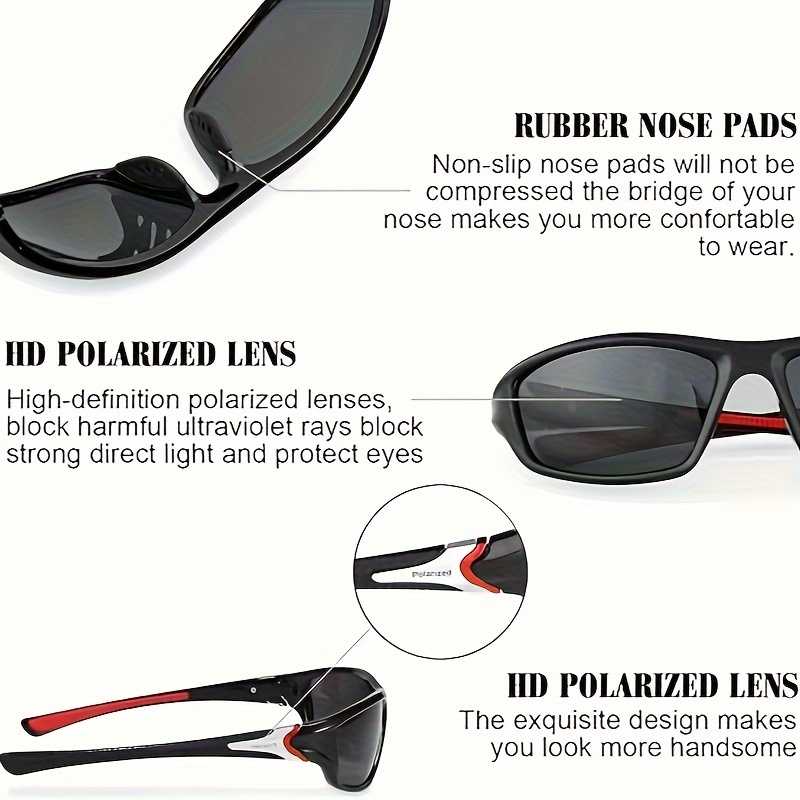 Polarized Sports Sunglasses Men Perfect Cycling - Temu United Arab