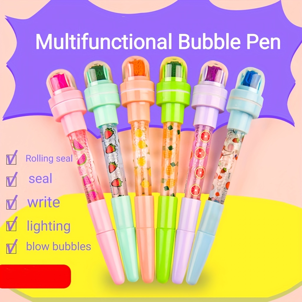 DIY Bubble Popcorn Drawing Pens, Magic Puffy Pen GX