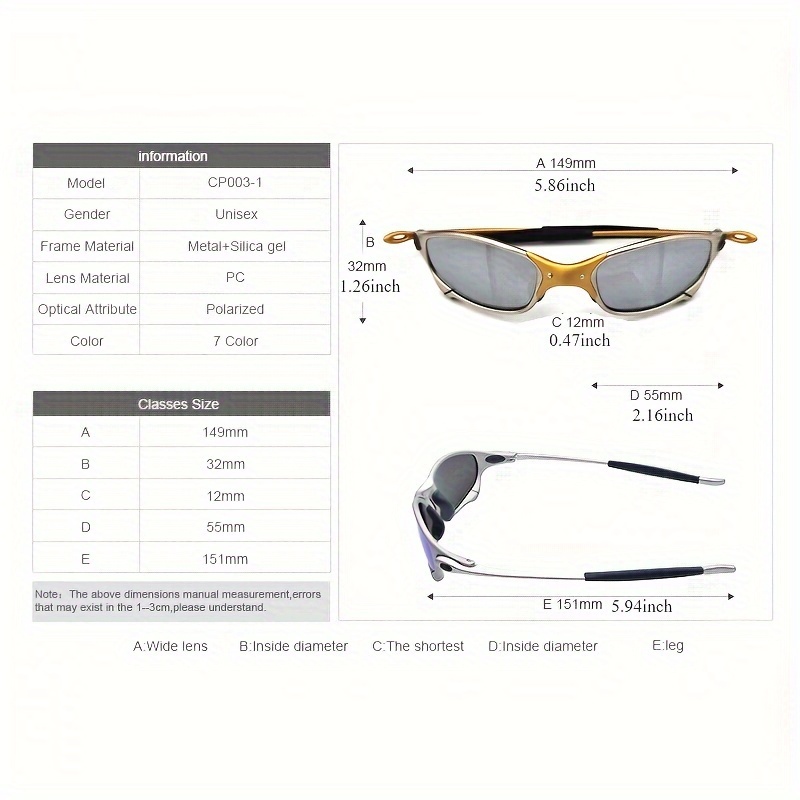 3pcs Polarized Sunglasses, Perfect For Outdoor Sports, Biking, Cycling,  Running, Fishing & Hunting