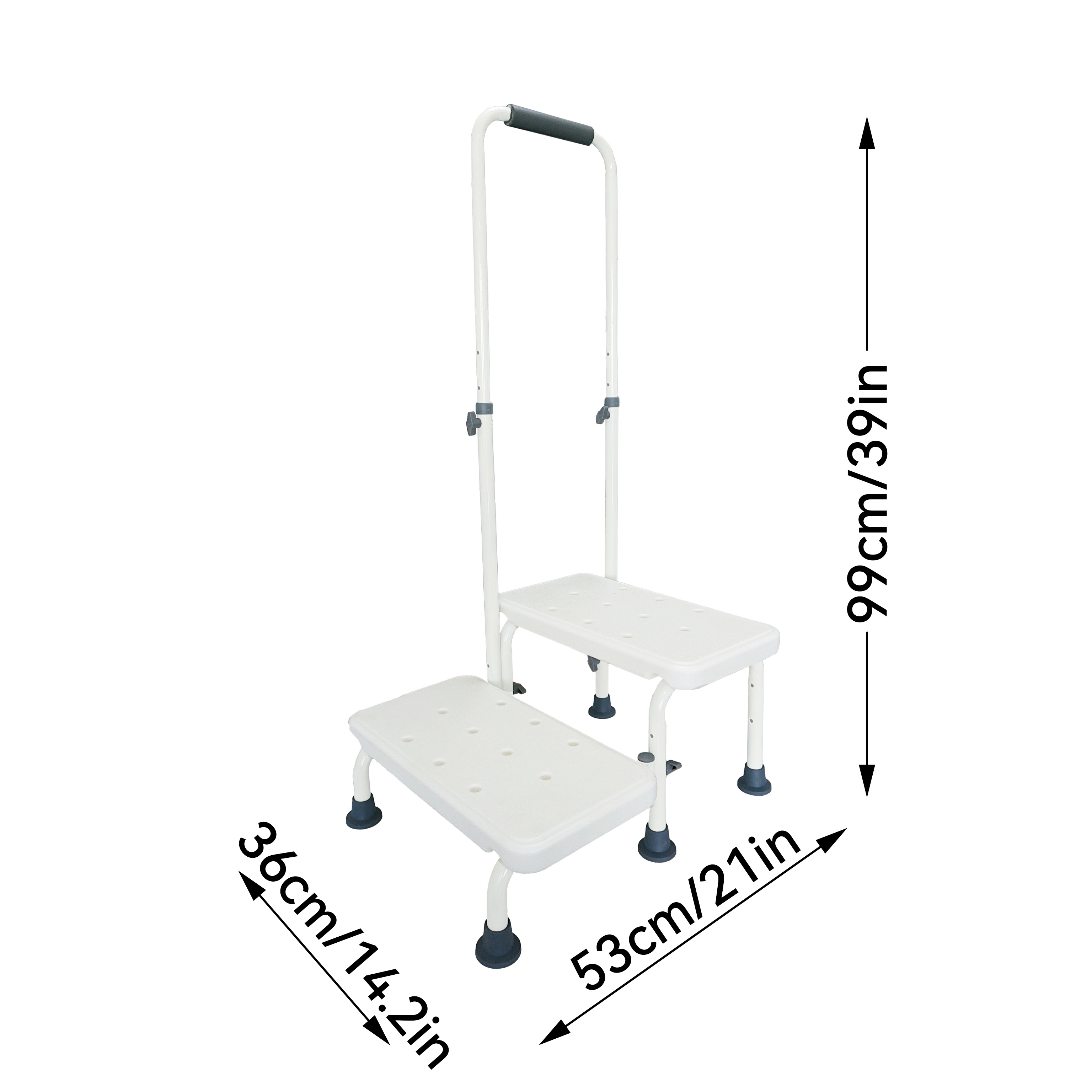 Step stool deals with side handle