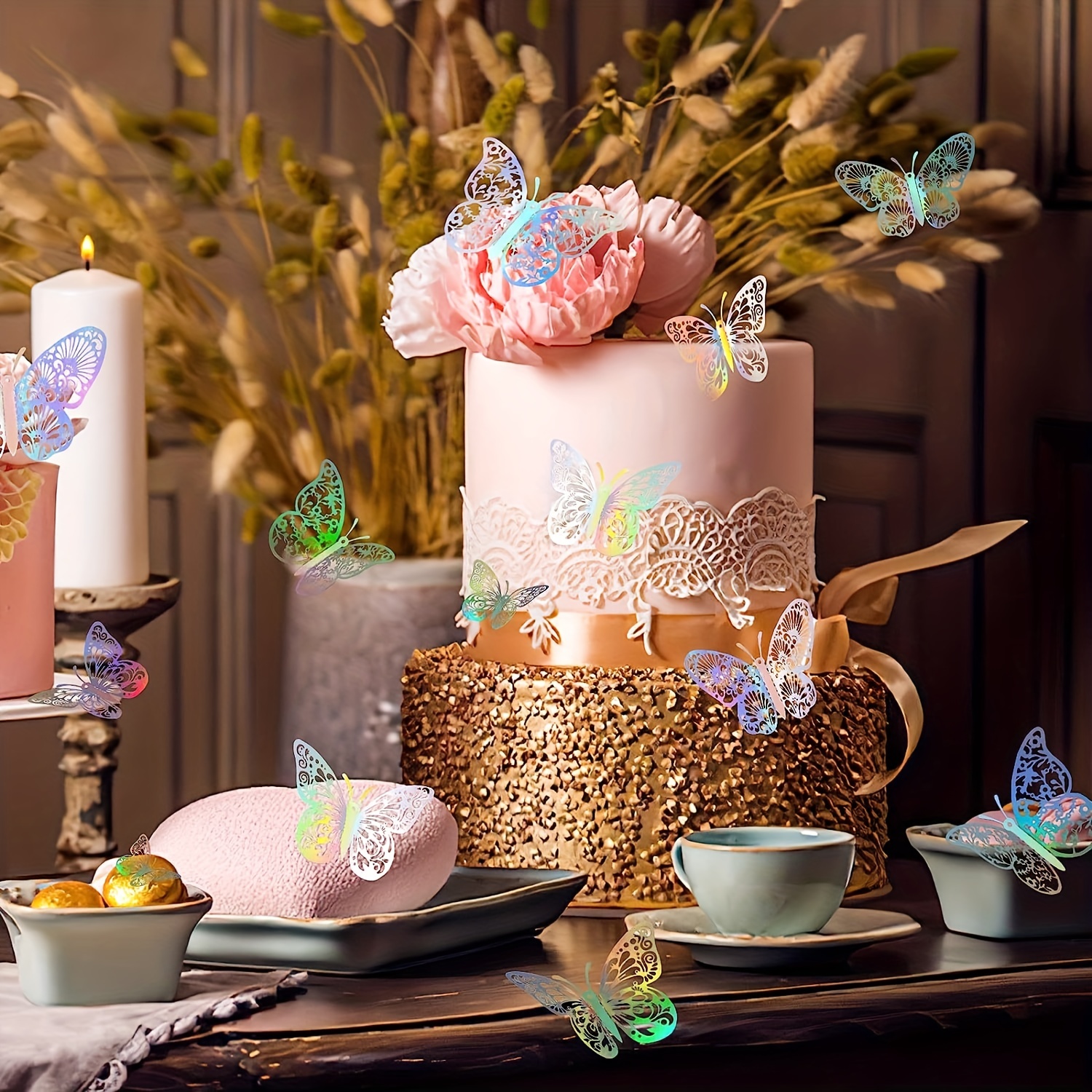 Décoration papillon pour gâteau