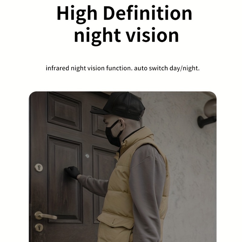 Night vision doorbell sales camera