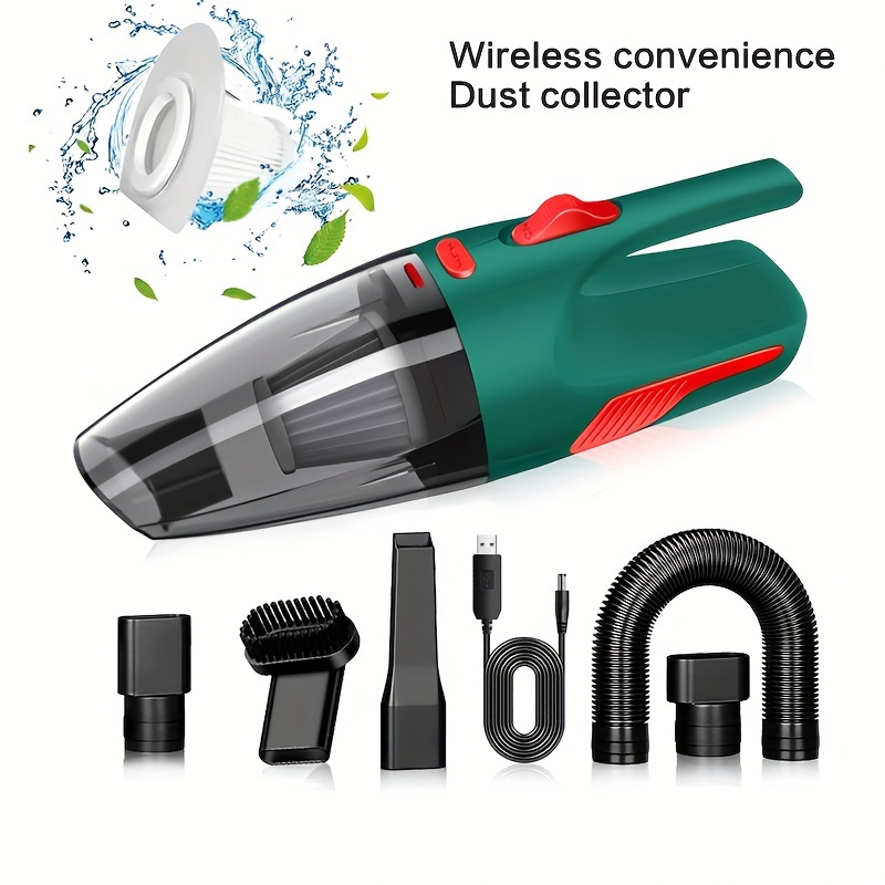 Car Brushless Portable Small Large Suction Blow And Suction Vehicle  Dual-Use Wireless Handheld Vacuum Cleaner