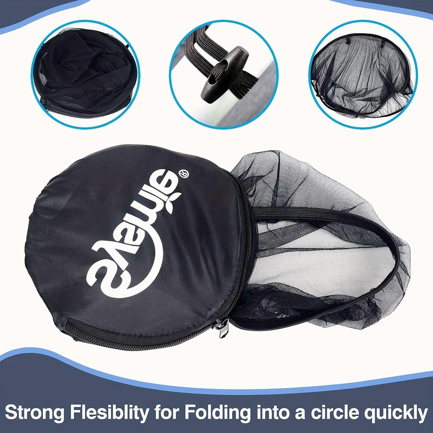 Universal Fit Machine Washable Mosquito Net for Baby Car Seats