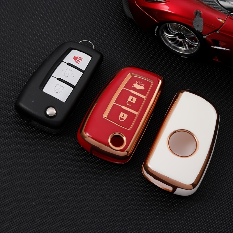 Funda Silicon Protectora para Llave de Auto 3 Botones Compatible