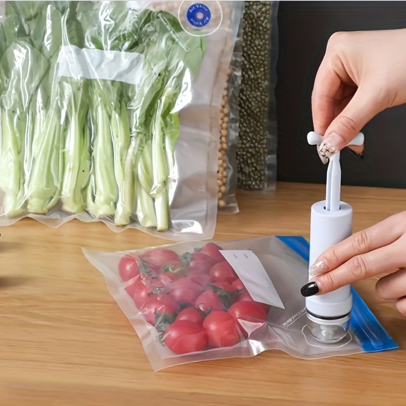 Textured Vacuum Packaging Pumping Compression Bags, Sealing Food Cooked  Chicken And Duck Fruits And Vegetables Preservation Bag, Transparent, Vacuum  Bag, Household Reusable Vacuum Sealer Bag, Home Kitchen Supplies - Temu