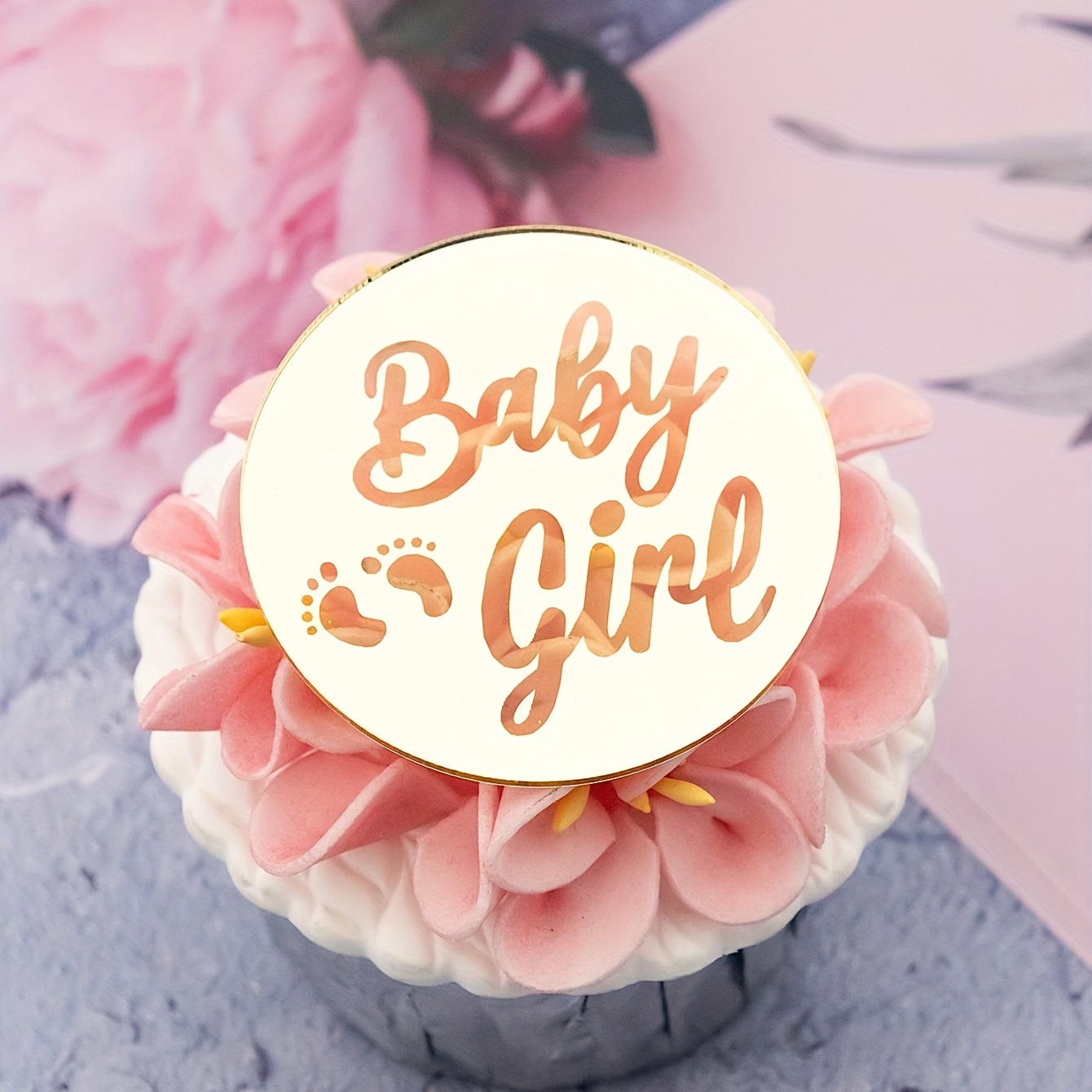 Pastel de pañales Safari - Oh Baby - Regalo para niña recién nacida -  arpillera, verde salvia y rosa