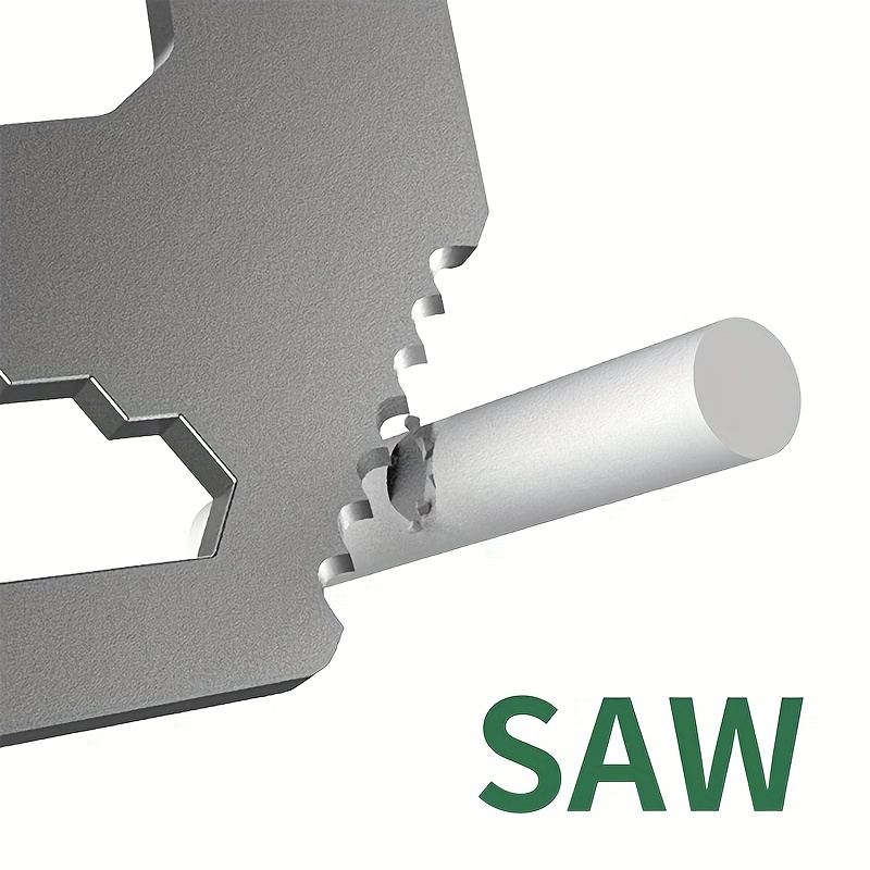 Metal Buckle With Bottle Opener Ruler Saw Screwdriver Multitool