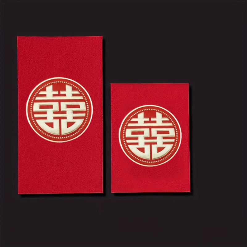 6pcs /lot Red Envelopes Chinese red envelope creative hongbao new year  spring festival birthday marry red gift envelope red bag