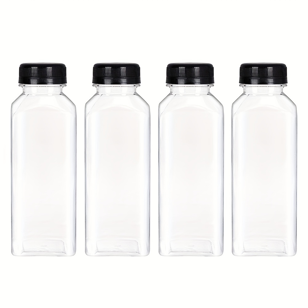 Toma 380ml Flat Water Bottle Thin Water Container Transparent Portable  Travel Bottle Thin Non-Leak Food Grade Quality for Water Juice Beverage  Yellow/Black 
