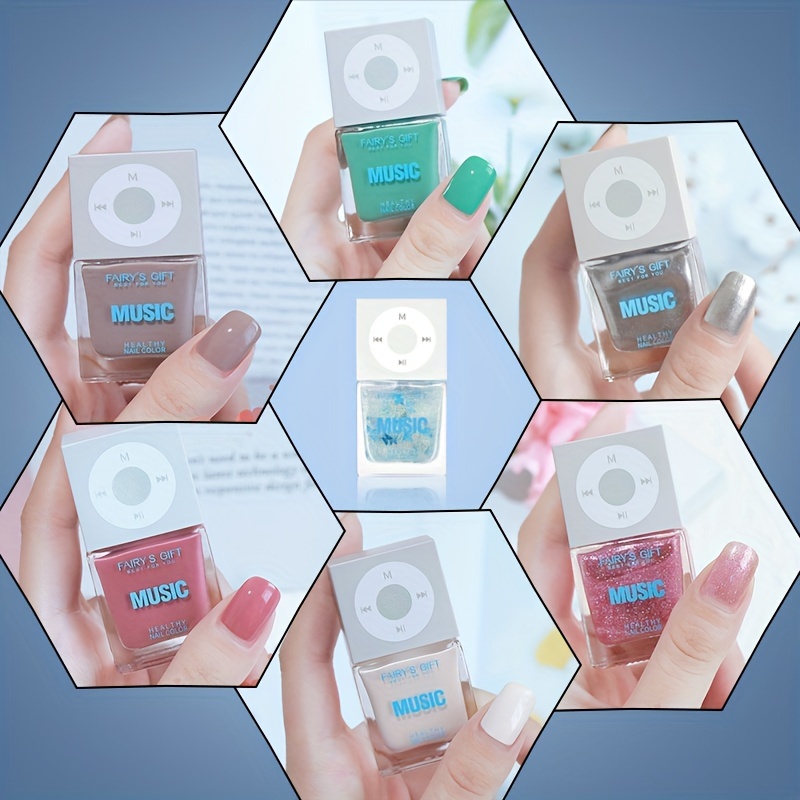 Peelable Water Based Nail Polish Odorless Baking Quick Drying