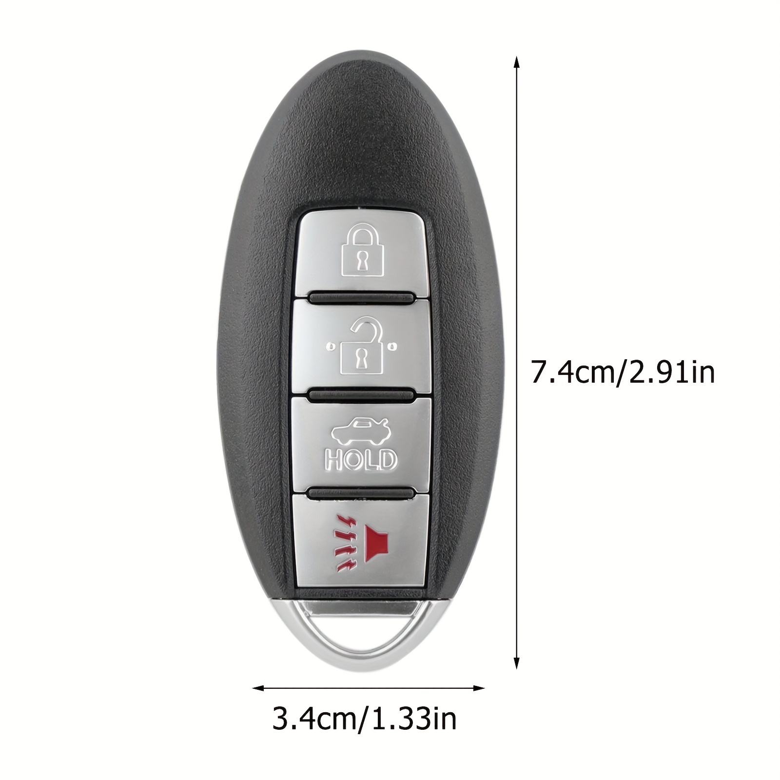 Keyless Remote Smart Key Fob Case Shell Insert Blade Temu