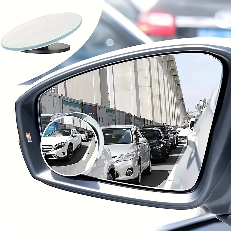 2 Stück Automotive Blind Spot Spiegel, 2 Zoll Wiederverwendbare Runde  HD-Glas-Konvex 360° Weitwinkel-Seitenspiegel Mit Saugnäpfen Für Autos, SUVs  Und Lastwagen - Temu Germany