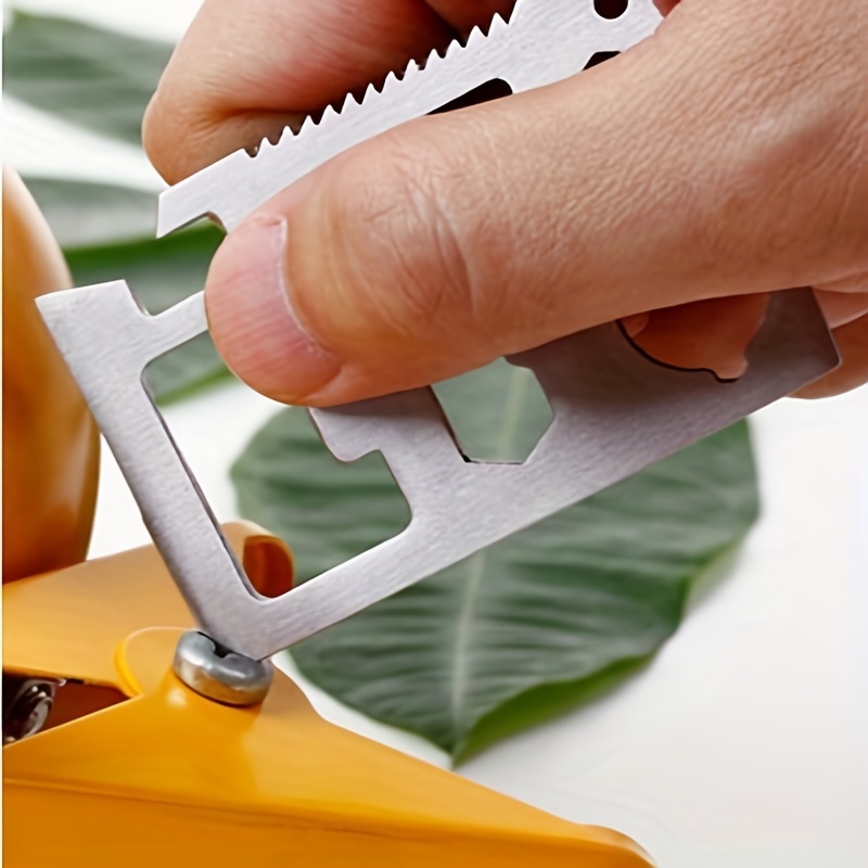 Credit Card Multi Tool - Can Opener, Knife, Screwdriver, Ruler, Bottle –  Mountain Valley Gear