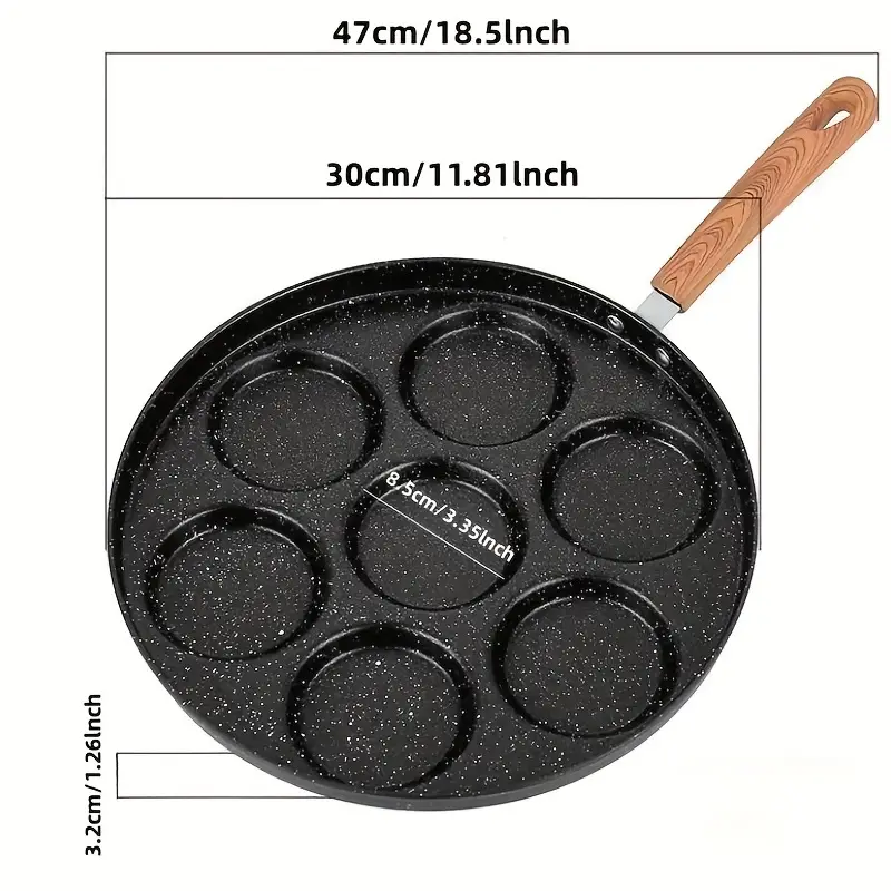 Nonstick Sectional Frying Pan, Metal Skillet, Egg Fry Pan, Pancake Pan, For  Gas Stove Top And Induction Cooker, Kitchen Utensils, Kitchen Gadgets,  Kitchen Accessories - Temu