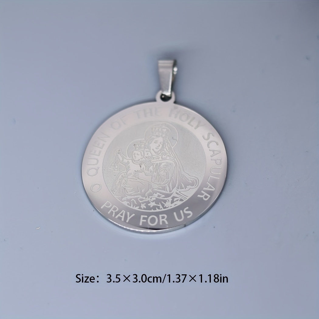 Queen Ofthe Holy Scapular Charm for Necklace Bracelets