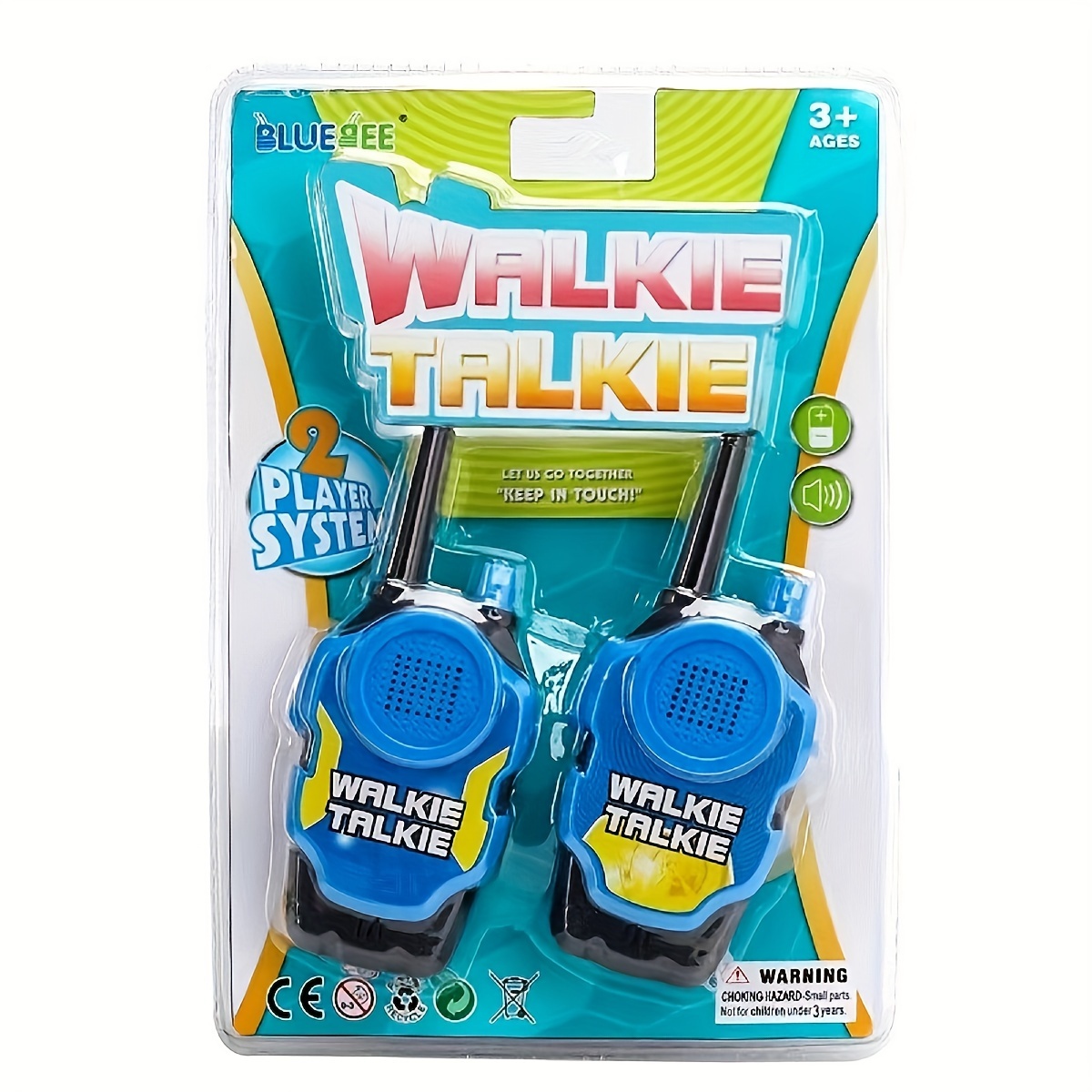 Paquete de tres walkie talkie para niños con cable de carga - Temu