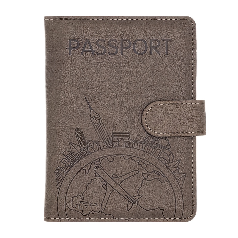 Passport Holder Card Slots,cute Passport Cover Waterproof Rfid Blocking  Travel Wallet - Temu