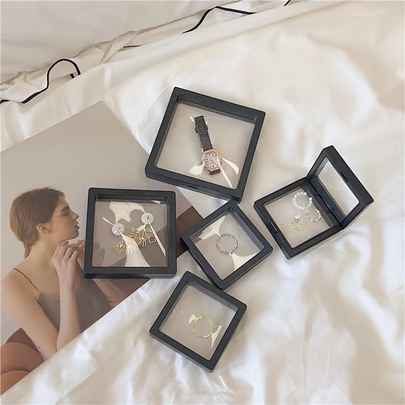 Set of 5pcs Jewelry Boxes for Portable Storage