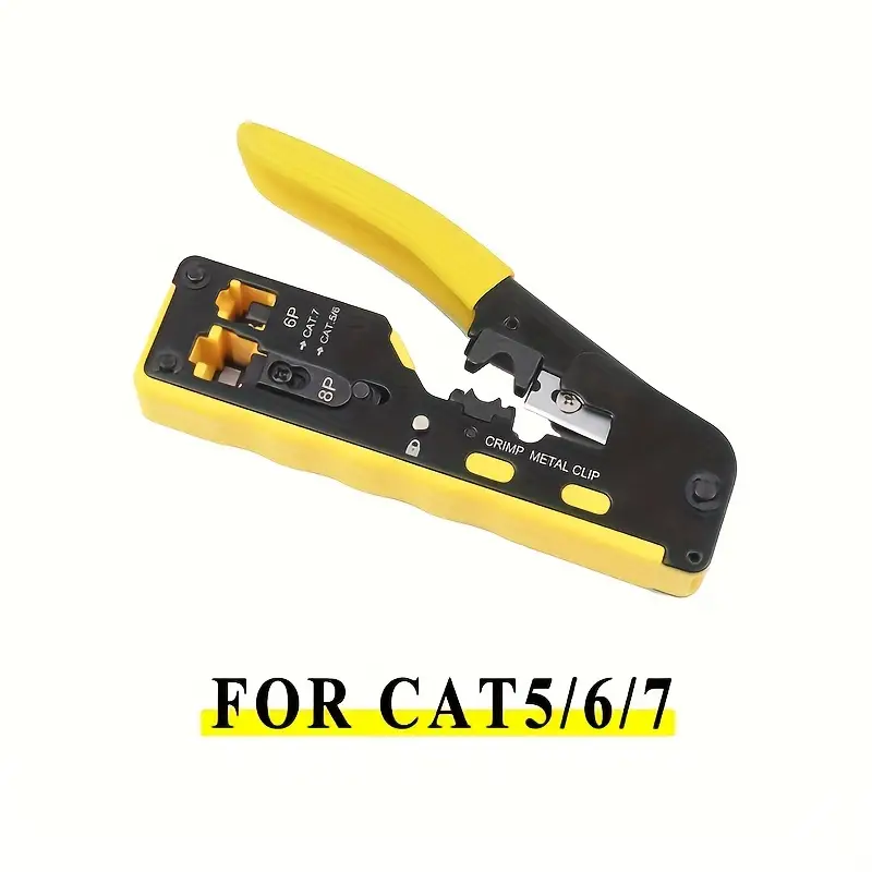 Multifunctional Network Pliers Crimping Tool Cat5 Cat6 Cat7 - Temu