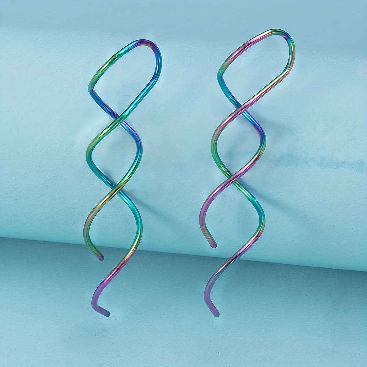 2Pcs Minimalist Cartilage Hoop Earrings for Women